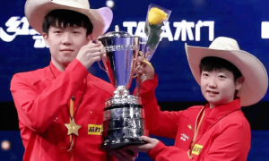 原创 
            国乒“莎头”冲击历史纪录！追赶两位前辈，力争世乒赛混双3连冠