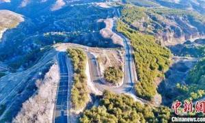 山西省古交市北部旅游通道吾儿峁至角子崖段通车