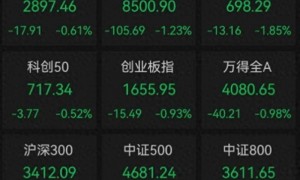 突发！沪指失守2900点关口，超4600只个股下跌｜快讯